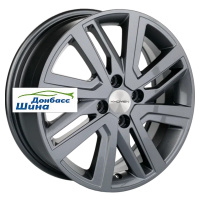 6*16 4*100 ET46 54,1 Khomen Wheels KHW1609 (Rio II/Solaris II) Gray