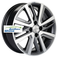 6*16 4*100 ET50 60,1 Khomen Wheels KHW1609 (Vesta/Largus) Gray-FP
