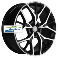 8*20 5*108 ET46 63,4 Khomen Wheels KHW2012 (Tugella New) Black-FP