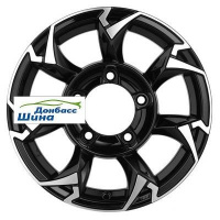 5,5*15 5*139,7 ET5 108,1 Khomen Wheels KHW1505 (Jimny) Black-FP