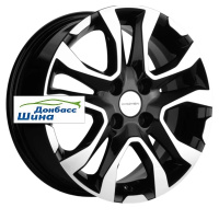 6*15 4*100 ET40 60,1 Khomen Wheels KHW1503 (XRay) Black-FP