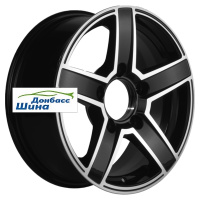6,5*16 5*139,7 ET40 98,5 Khomen Wheels KHW1614 (Niva 4x4) Black-FP