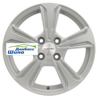 6*15 4*100 ET45 54,1 Khomen Wheels KHW1502 (Solano) F-Silver