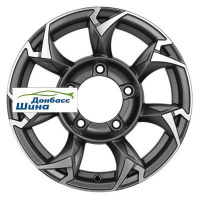 5,5*15 5*139,7 ET5 108,1 Khomen Wheels KHW1505 (Jimny) Gray-FP