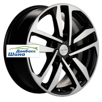 6,5*16 5*100 ET39 57,1 Khomen Wheels KHW1612 (Polo) Black-FP