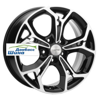 7*17 5*114,3 ET37 66,5 Khomen Wheels KHW1702 (Jolion) Black-FP