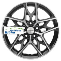 7*17 5*114,3 ET50 67,1 Khomen Wheels KHW1709 (CX-5/Seltos/Optima) Black-FP