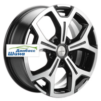 6,5*17 5*108 ET33 60,1 Khomen Wheels KHW1710 (Chery Tiggo 7pro) Black-FP
