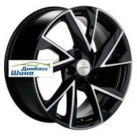 7*17 5*110 ET46 63,3 Khomen Wheels KHW1714 (Changan CS35/CS35 Pro) Black-FP