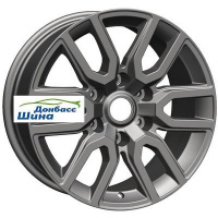 8*17 6*139,7 ET25 106,1 Khomen Wheels KHW1723 (LC Prado/Lexus GX) Gray