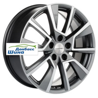 7*18 5*114,3 ET37 66,5 Khomen Wheels KHW1802 (Dargo/Jolion) Gray-FP