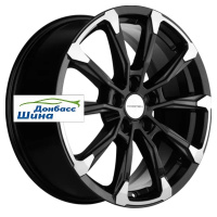 7,5*18 5*112 ET43 57,1 Khomen Wheels KHW1808 (Kodiaq/Tiguan) Black-FP