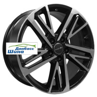 8*18 5*112 ET39 66,6 Khomen Wheels KHW1815 (A6/Q5) Black-FP