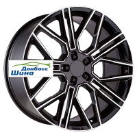 9,5*21 5*112 ET31 66,6 Khomen Wheels KHW2101 (Q7/Touareg) Black-FP
