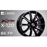 7*17 5*114,3 ET50 54,1 X'trike X-120M BK/FP