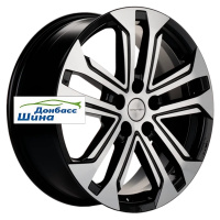 7*18 5*114,3 ET50 54,1 Khomen Wheels KHW1803 (Coolray) Black-FP