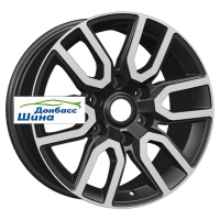 8*17 6*139,7 ET30 106,1 Khomen Wheels KHW1723 (JAC T6 Pickup) Black-FP