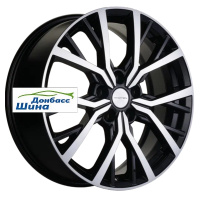 7*18 5*114,3 ET50 54,1 Khomen Wheels KHW1806 (Coolray) Black-FP