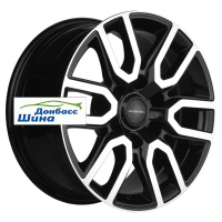 8*17 6*139,7 ET36 100,1 Khomen Wheels KHW1723 (Tank 300) Black-FP