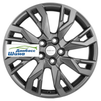 7*18 5*110 ET35 67,1 Khomen Wheels KHW1809 (Dongfeng 580/DFSK 500) Gray