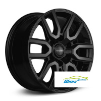 8*17 6*139,7 ET36 100,1 KHOMEN WHEELS 1723 Black