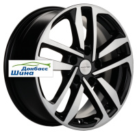 6,5*16 5*114,3 ET41 64,1 Khomen Wheels KHW1612 (Civic) Black-FP