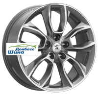 7*18 5*114,3 ET38 67,1 Premium Series КР001 (Outlander) Diamond Gloss Graphite