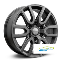 8*17 6*139,7 ET36 100,1 KHOMEN WHEELS 1723 Grey
