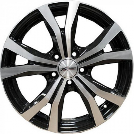 Диск литой 6,5*16 5*114,3 ET35 67,1 X'trike X-119 BK/FP в Луганске - 1