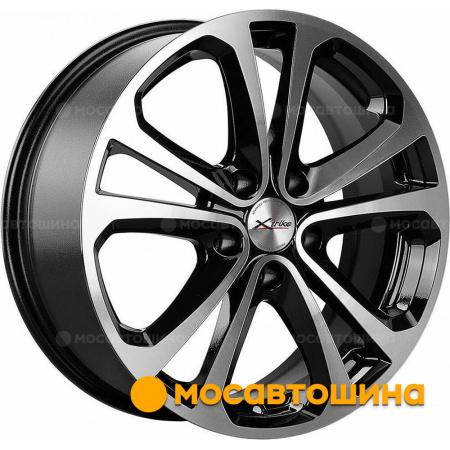 Диск литой 7*17 5*114,3 ET35 67,1 X'trike X-113M BK/FP в Луганске - 1