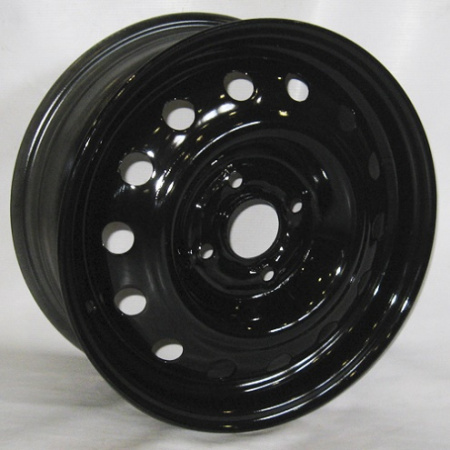Диск штампованный 5,5*14 4*100 ET43 60,1 TREBL 53A43C Black в Луганске - 1