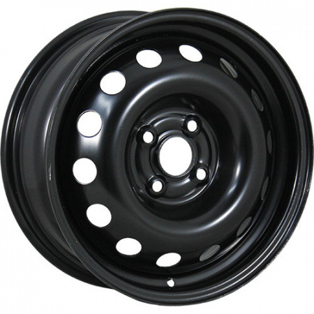 Диск штампованный 6,0*15 4*100 ET50 60,1 TREBL 64A50C Black в Луганске - 1