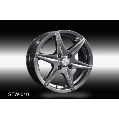 Диск литой 6.0*14 4*100 ET38 67,1 STW STW-010 CHROME в Луганске - 1