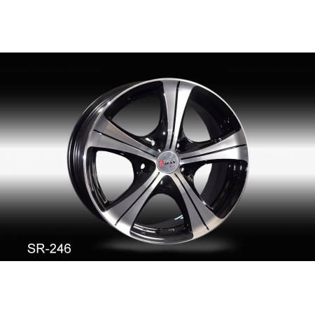 Диск литой 6.5*15 4*100 ET38 67,1 Sportmax Racing SR-246 BP в Луганске - 1