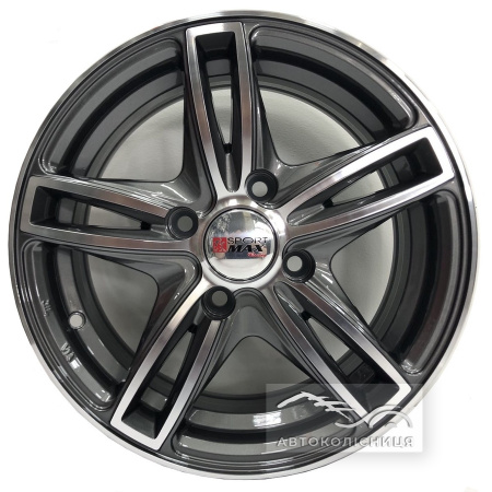 Диск литой 6.5*15 5*114,3 ET35 67,1 Sportmax Racing SR-378 LGMP в Луганске - 1