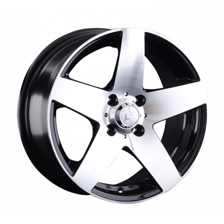 Диск литой 7*16 5*114,3 ET35 73,1 LS LS 806 BKF в Луганске - 1