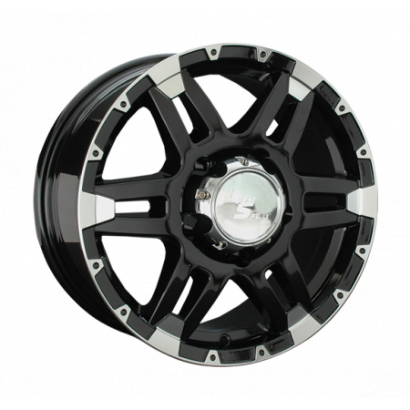 Диск литой 7*16 5*139,7 ET30 98,5 LS LS 212 BKF в Луганске - 1