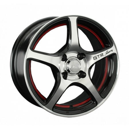 Диск литой 6,5*16 5*114,3 ET45 73,1 LS LS 537 BKF-RL в Луганске - 1