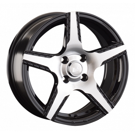 Диск литой 7*16 4*100 ET38 73,1 LS LS 888 BKF в Луганске - 1