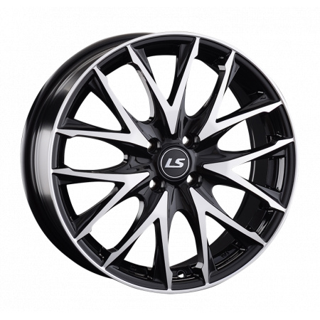 Диск литой 6,5*17 4*100 ET41 60,1 LS LS 916 BKF в Луганске - 1