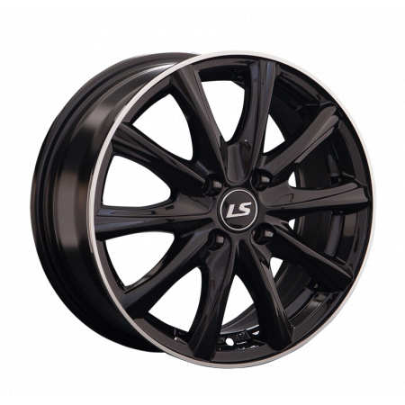 Диск литой 6*15 4*100 ET48 73,1 LS LS 741 BKL в Луганске - 1