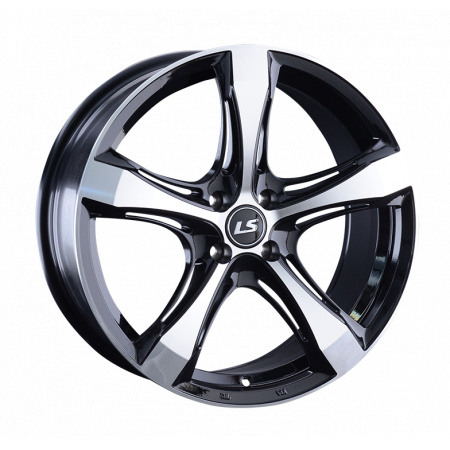 Диск литой 7,5*17 4*100 ET40 60,1 LS LS 1053 BKF в Луганске - 1