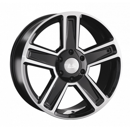 Диск литой 8,5*20 6*114,3 ET35 67,1 LS LS 1296 BKF в Луганске - 1