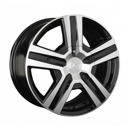 Диск литой 7*16 5*108 ET46 65,1 LS LS 794 BKF в Луганске - 1