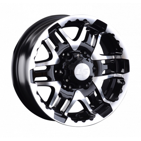 Диск литой 6,5*15 6*139,7 ET0 106,1 LS LS 894 BKF в Луганске - 1