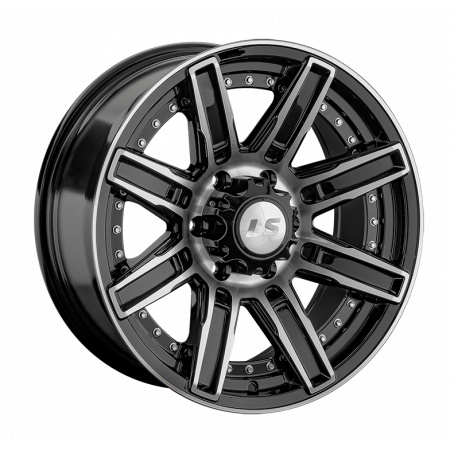 Диск литой 9*18 6*139,7 ET20 106,1 LS LS 1353 BKF в Луганске - 1