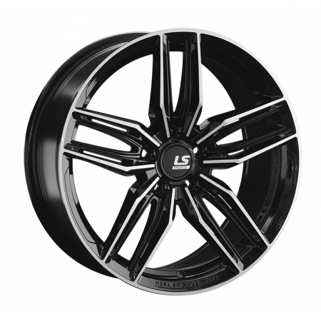 Диск литой 8*18 5*114,3 ET40 67,1 LS LS RC54 BKF в Луганске - 1