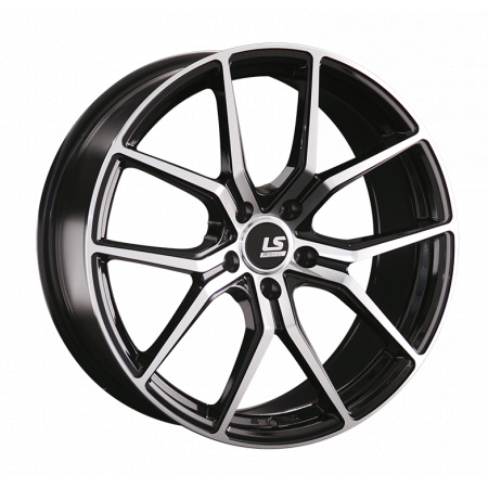 Диск литой 8*18 5*114,3 ET45 67,1 LS LS RC47 BKF в Луганске - 1