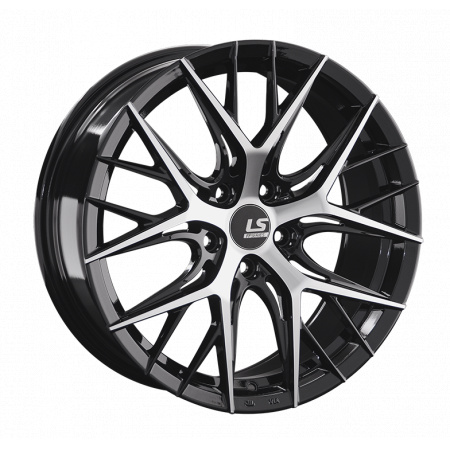Диск литой 8*18 5*114,3 ET45 60,1 LS LS RC57 BKF в Луганске - 1