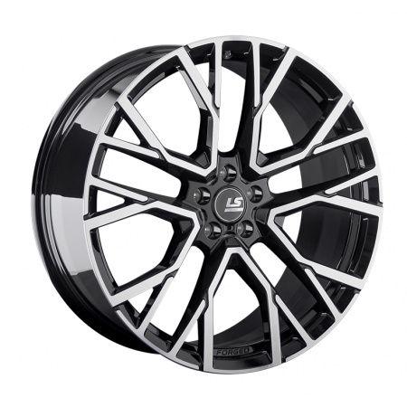 Диск кованый 9,5*21 5*112 ET31 66,6 LS LS FG07 BKF в Луганске - 1
